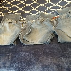 2 pairs Lucky Brand Jeans